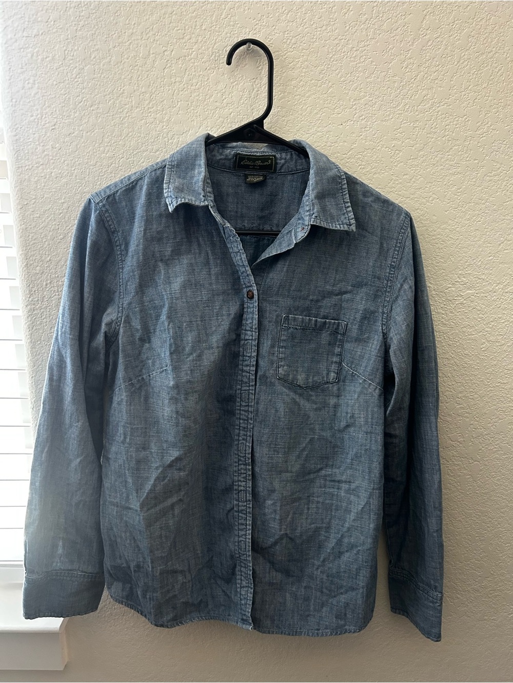 Denim button down shirt